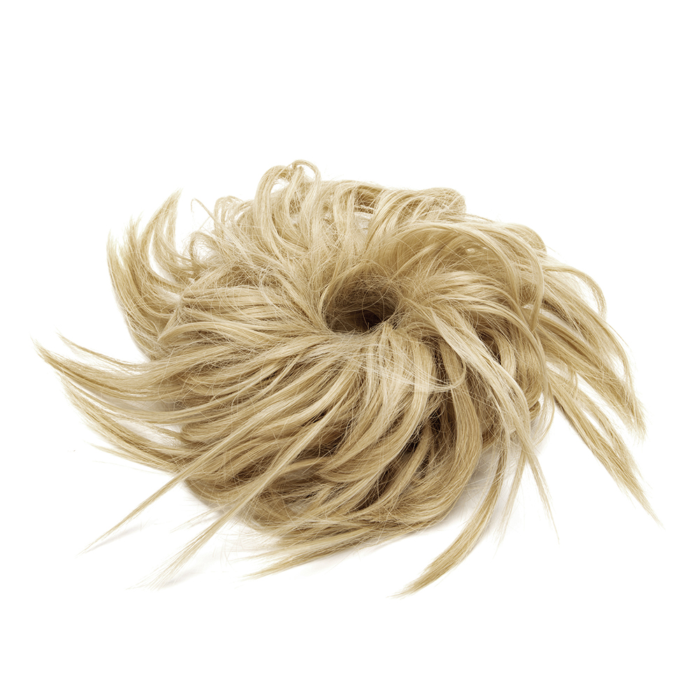 Thick Messy Bun Hair Piece Scrunchie Updo Wrap Hair Extensions Real As Human SYF - Picture 17 of 24