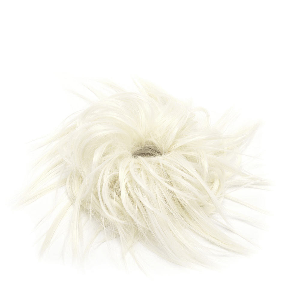 Thick Messy Bun Hair Piece Scrunchie Updo Wrap Hair Extensions Real As Human SYF - Picture 23 of 24