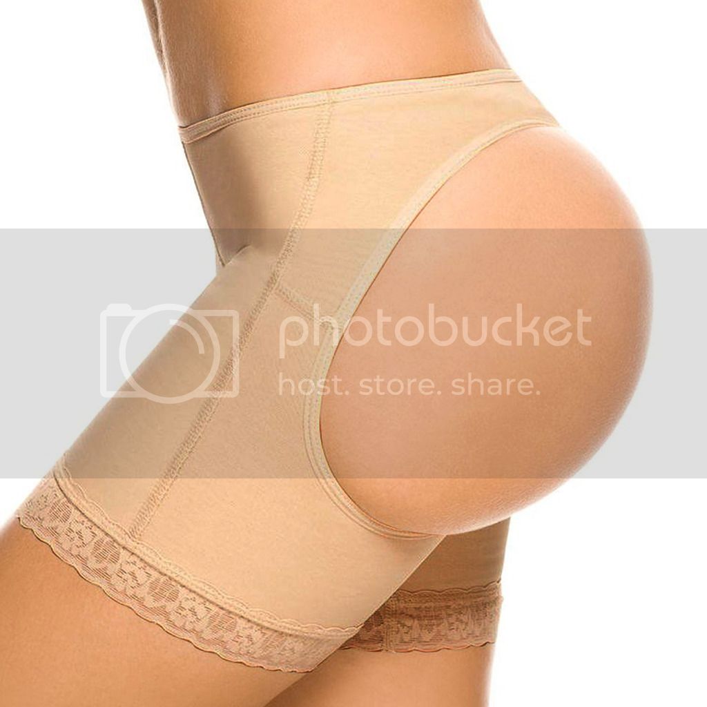 Ladies Seamless Panty Push Up Buttock Hip Pads Butt Lifter Padded Slim  Underwear