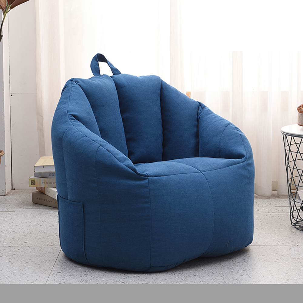 US fashion Bean Bag Chair Seat Couch Sofa Cover Home Indoor Bag Footstools Cover 