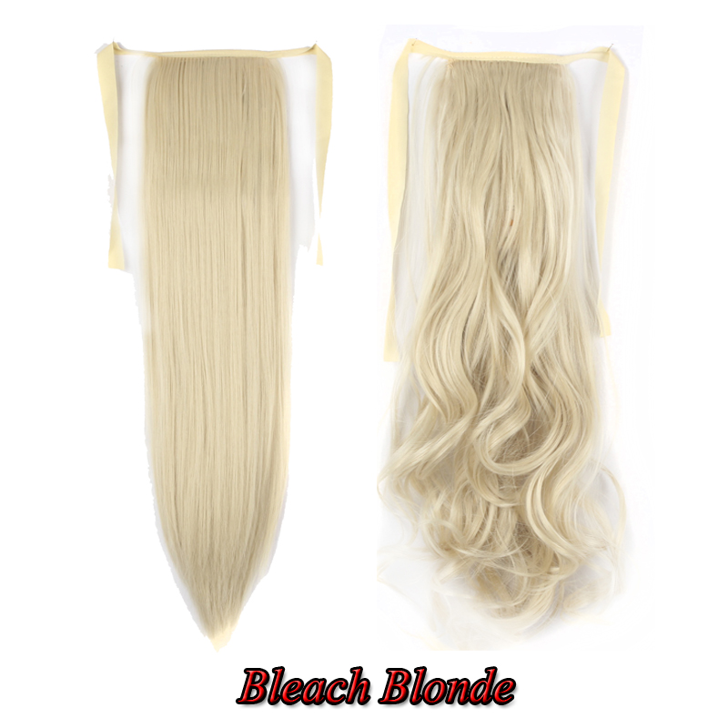 18''22'' Drawstring Ponytail Extension Tie Clip-in Synthet Hairpiece Binding SYF - Picture 17 of 21