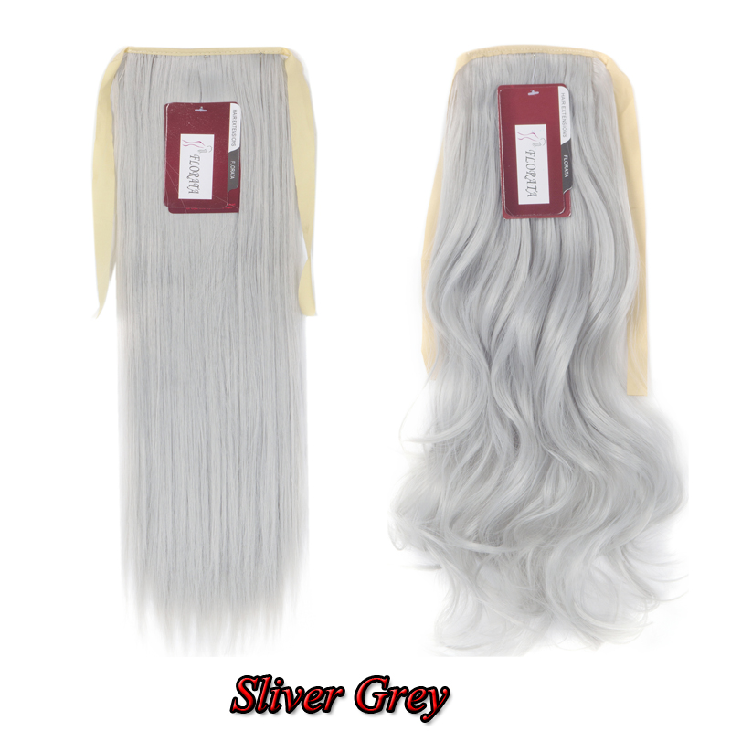 18''22'' Drawstring Ponytail Extension Tie Clip-in Synthet Hairpiece Binding SYF - Picture 20 of 21