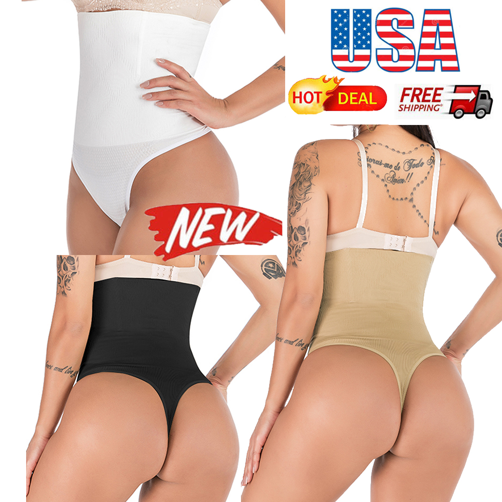 New Womens Sexy Shapewear Trainer Tummy Control Body Thong Panties  Underwear USA