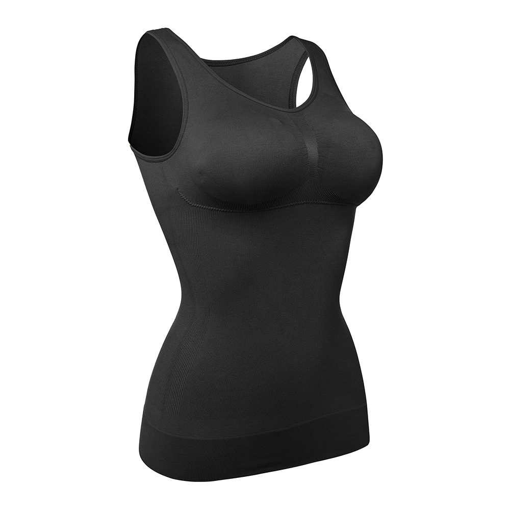 Damen Tank Top Bauch Kontrolle Cami Shaper integrierter BH Body Shaper Weste Unterbrust US - Bild 6 von 15