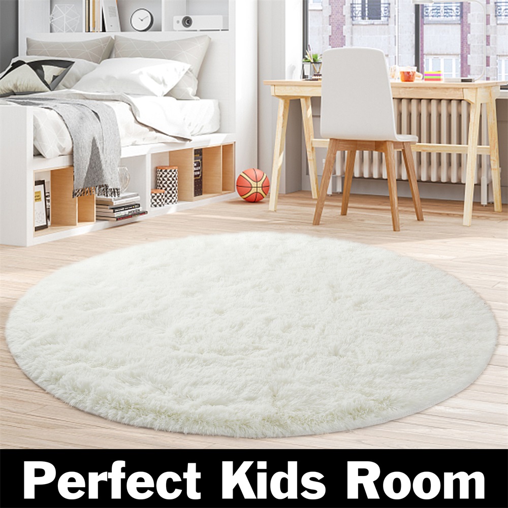 Fluffy Floor Rug Shag Rug Shaggy Area Rug Bedroom Carpet Mat Child Play Mat USA - Picture 13 of 35