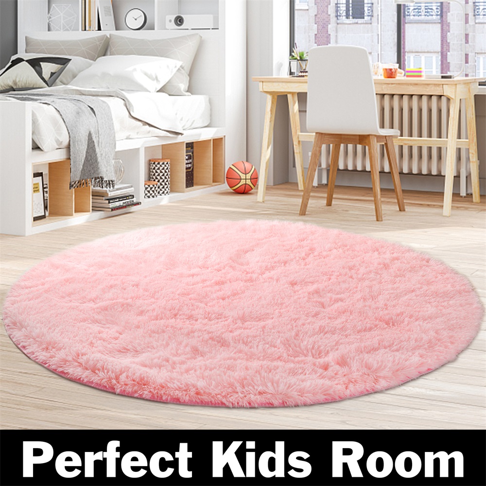 Fluffy Floor Rug Shag Rug Shaggy Area Rug Bedroom Carpet Mat Child Play Mat USA - Picture 25 of 35