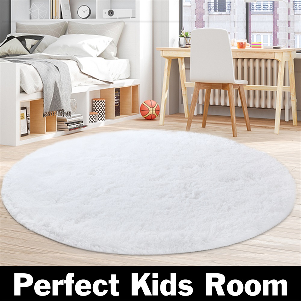 Fluffy Floor Rug Shag Rug Shaggy Area Rug Bedroom Carpet Mat Child Play Mat USA - Picture 27 of 35