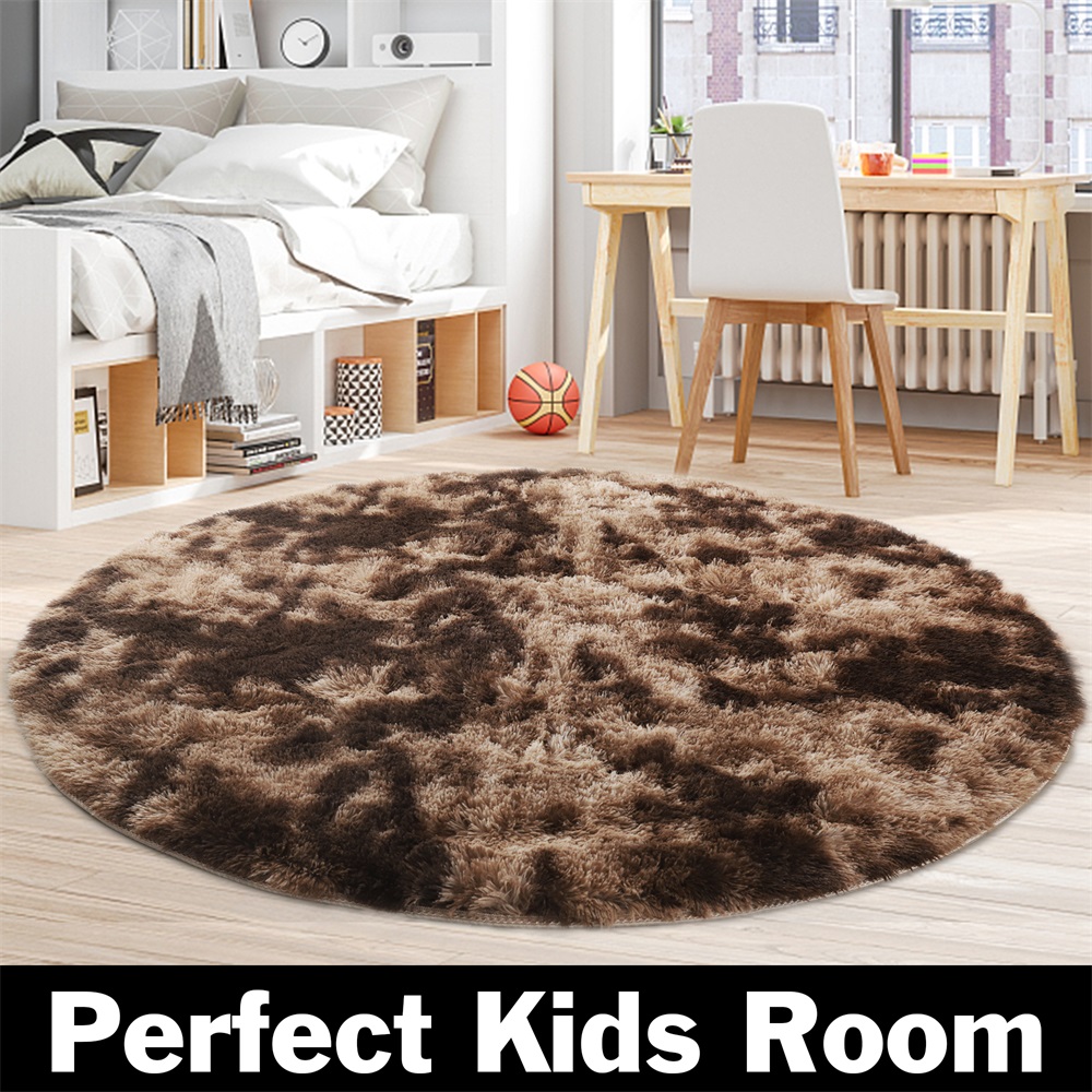 Fluffy Floor Rug Shag Rug Shaggy Area Rug Bedroom Carpet Mat Child Play Mat USA - Picture 31 of 35