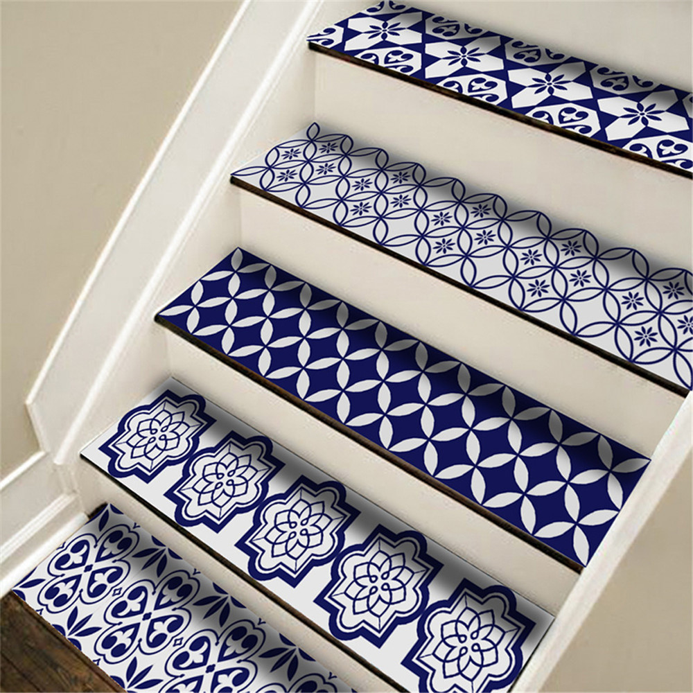 tiled stair risers