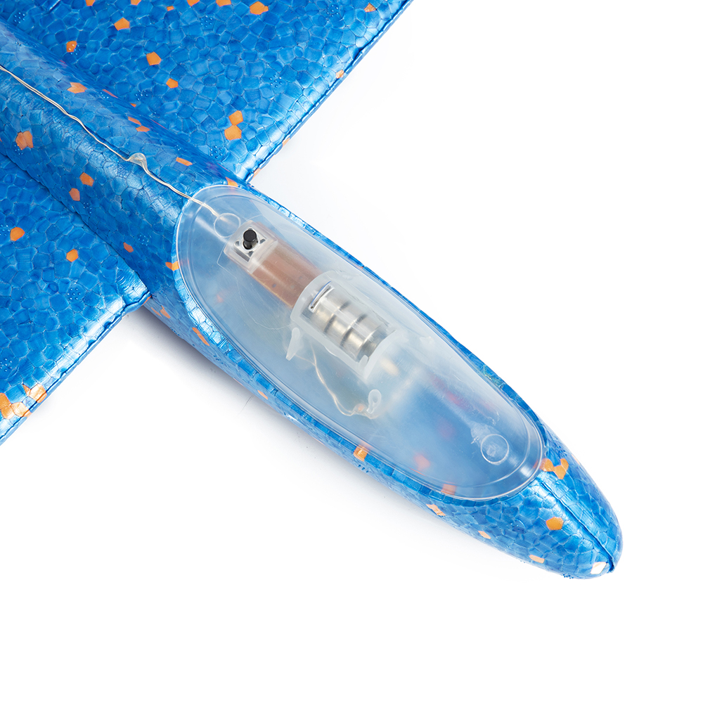Airplane Model Children Toy Foam Glider Manual Launch Throw Plane LED
