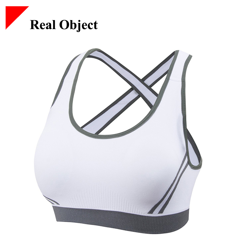 Women's Breathable Padded Sports Bras Slim Yoga Workout Cross Sculpting Vest US