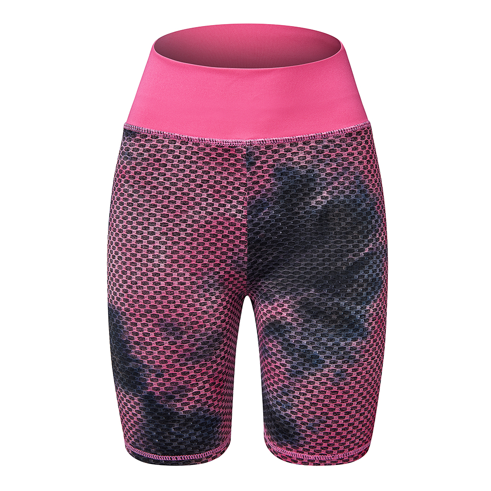 Womens Butt Lifting Five-point Yoga Pants Anti Cellulite Workout Textured Shorts - Picture 13 of 24