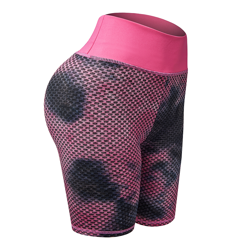 Womens Butt Lifting Five-point Yoga Pants Anti Cellulite Workout Textured Shorts - Picture 15 of 24