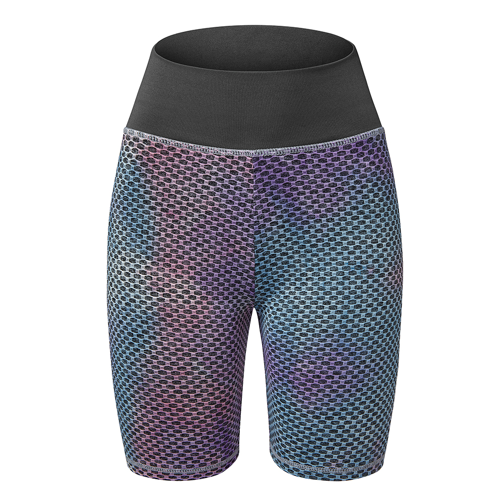 Womens Butt Lifting Five-point Yoga Pants Anti Cellulite Workout Textured Shorts - Picture 19 of 24