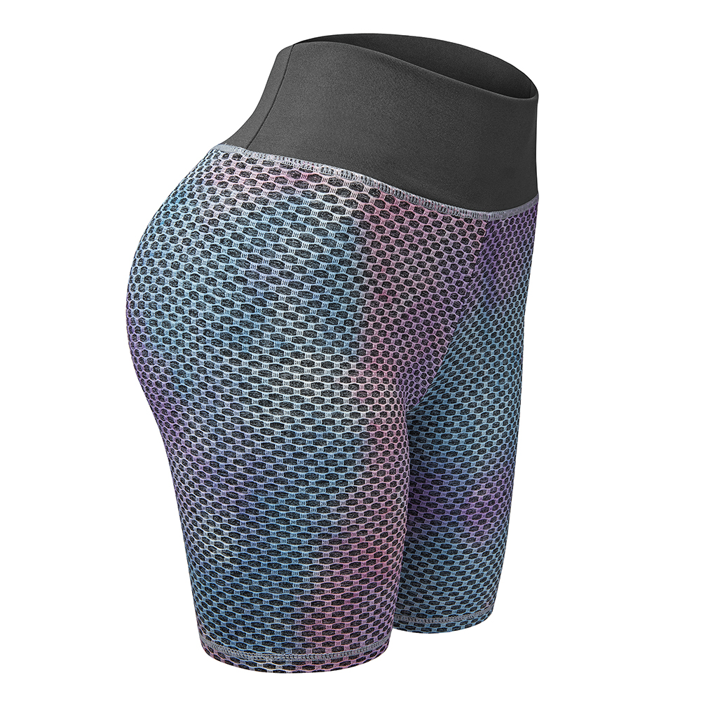 Womens Butt Lifting Five-point Yoga Pants Anti Cellulite Workout Textured Shorts - Picture 21 of 24