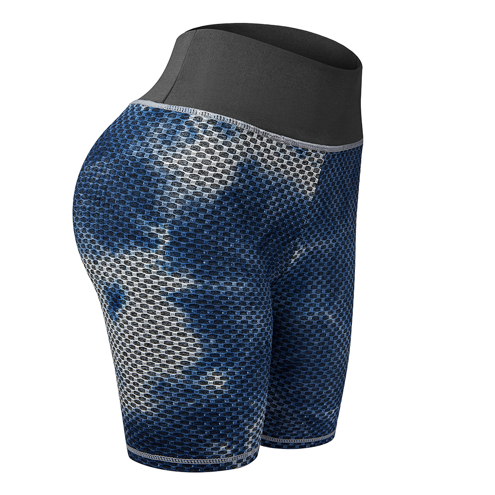 Womens Butt Lifting Five-point Yoga Pants Anti Cellulite Workout Textured Shorts - Picture 24 of 24
