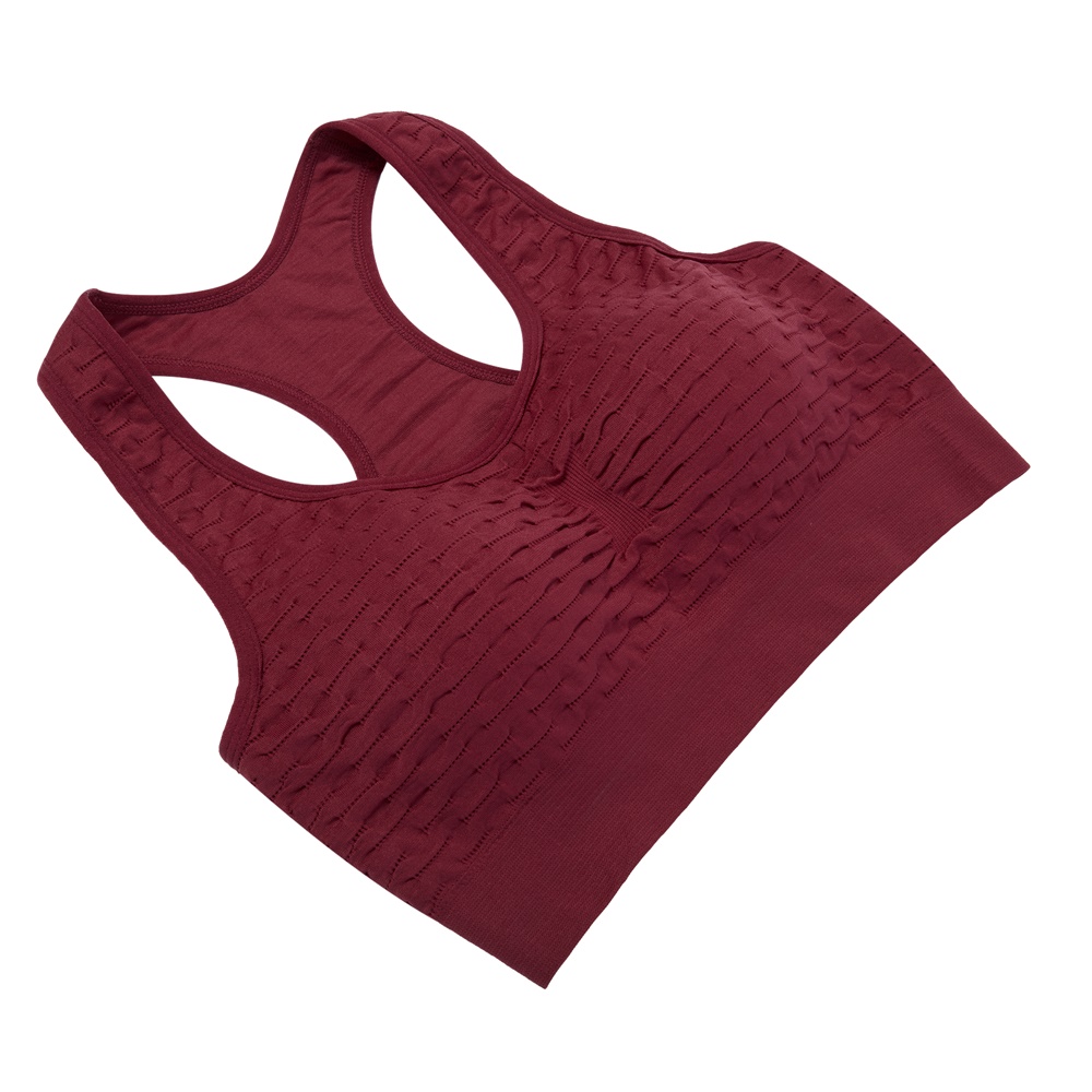 Women Sports Bra Padded High Impact Vest Double Layer Crossback Yoga Jogging USA - Picture 15 of 21