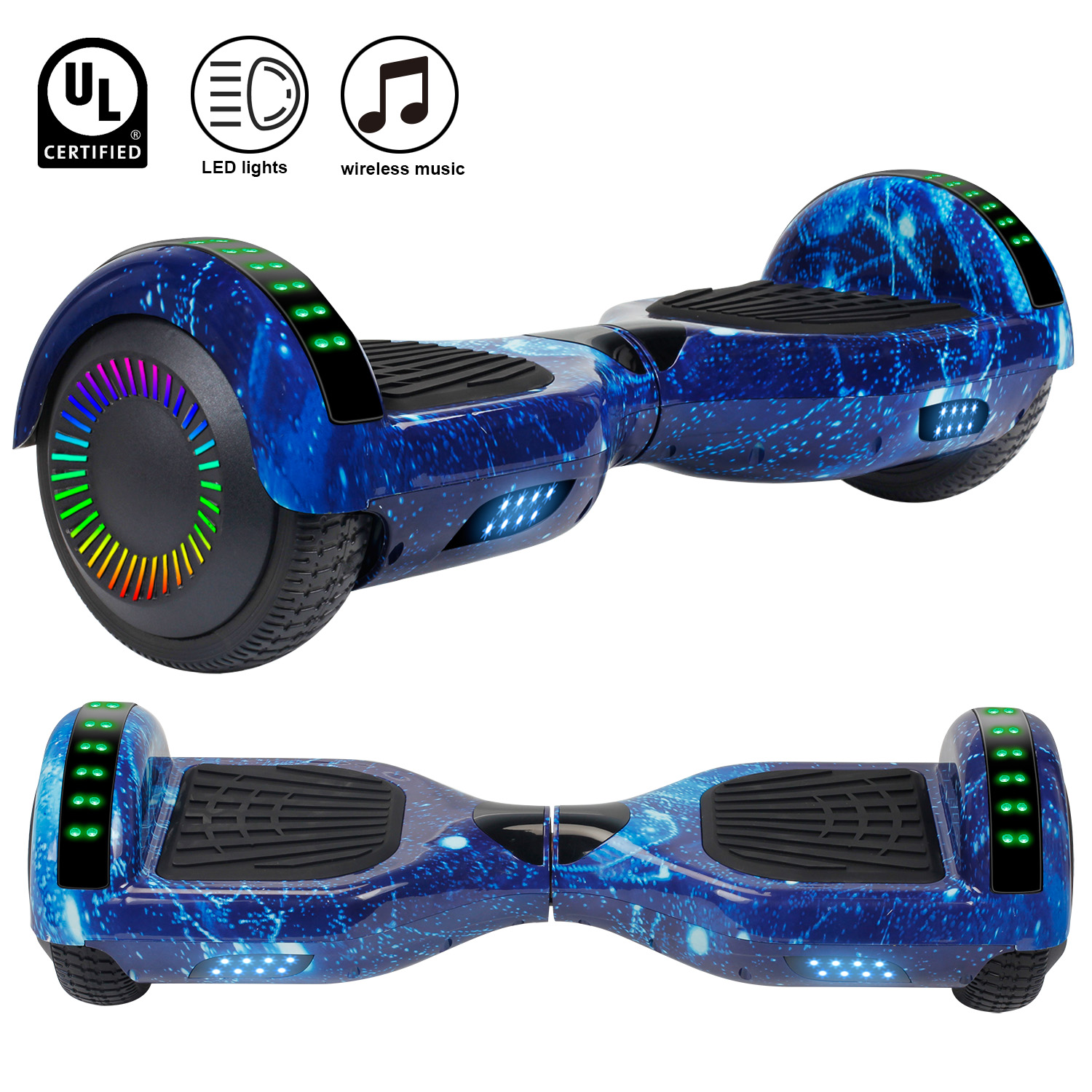 6.5" Hoverboard Bluetooth 2 Wheel Electric Self Balance Scooter with