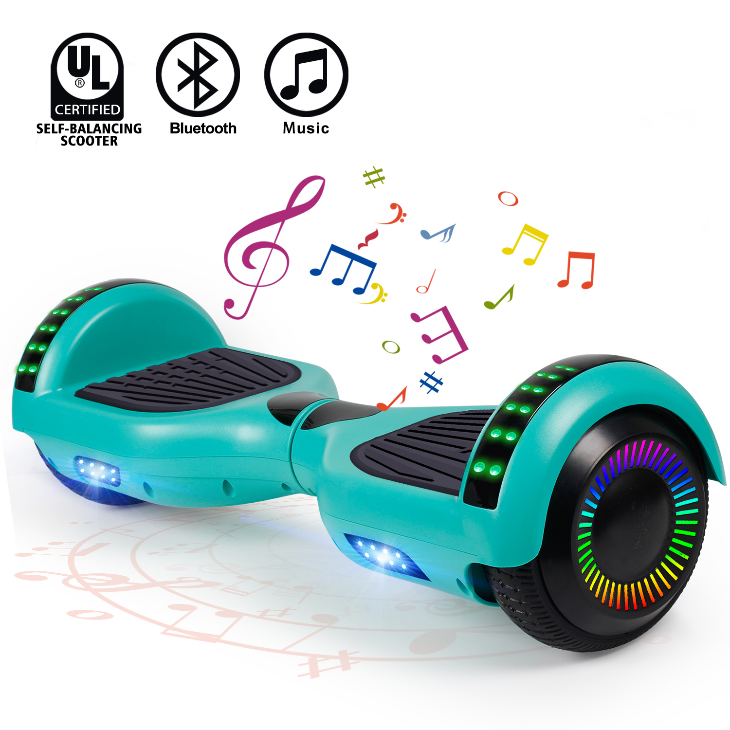 teal hoverboard