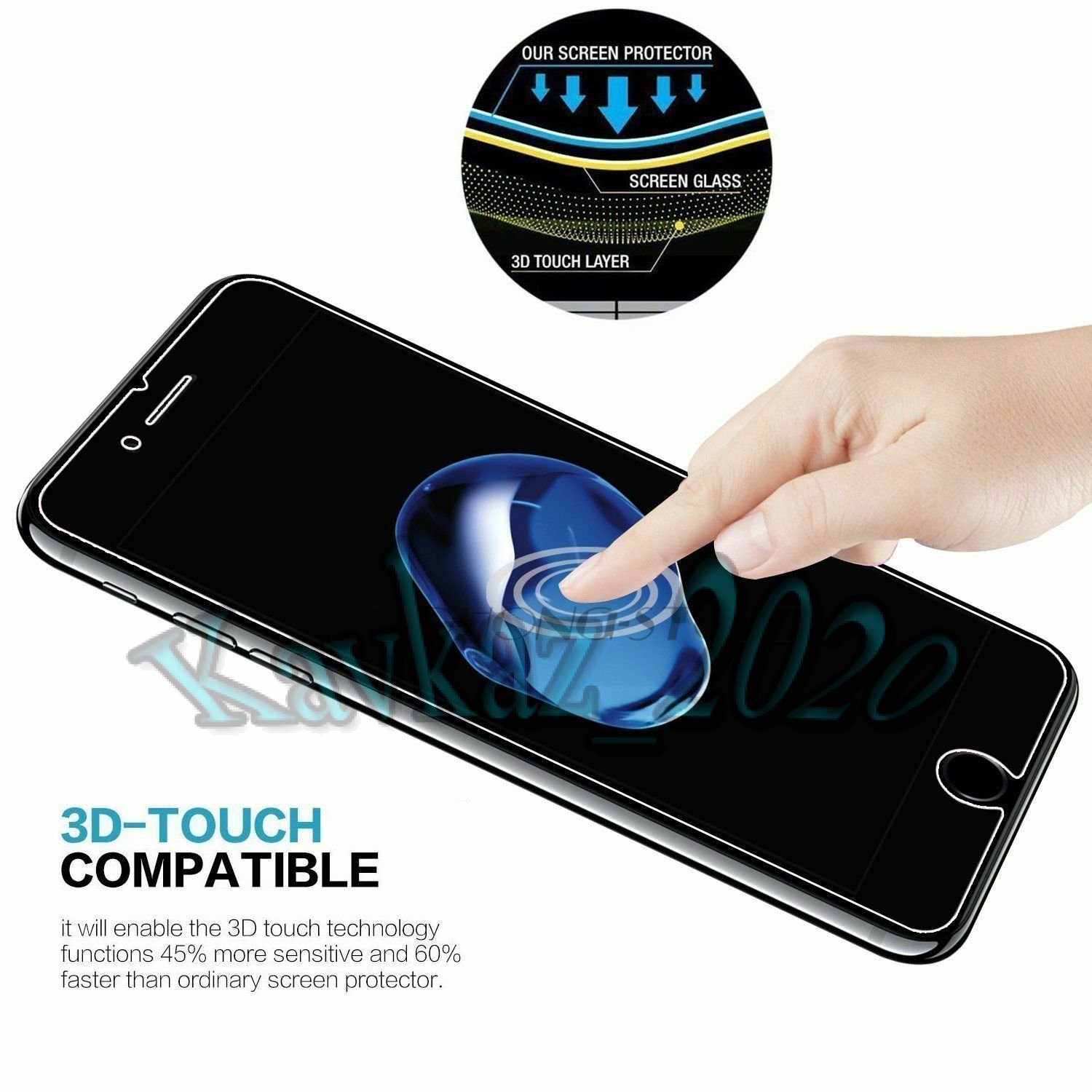 3-Pack For iPhone XR 11 XS max XS X 6 Tempered Glass ...