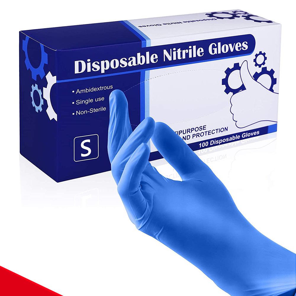 100 gloves Vinyl Disposable Gloves Powder Free All Sizes 