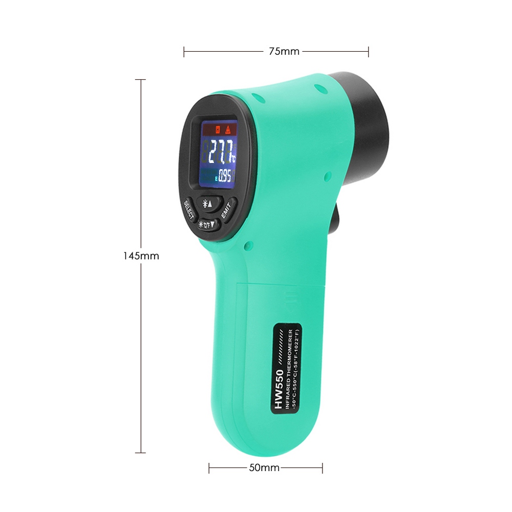Infrared Thermometer Gun No Touch Digital Laser Temperature Reading Aiqura 