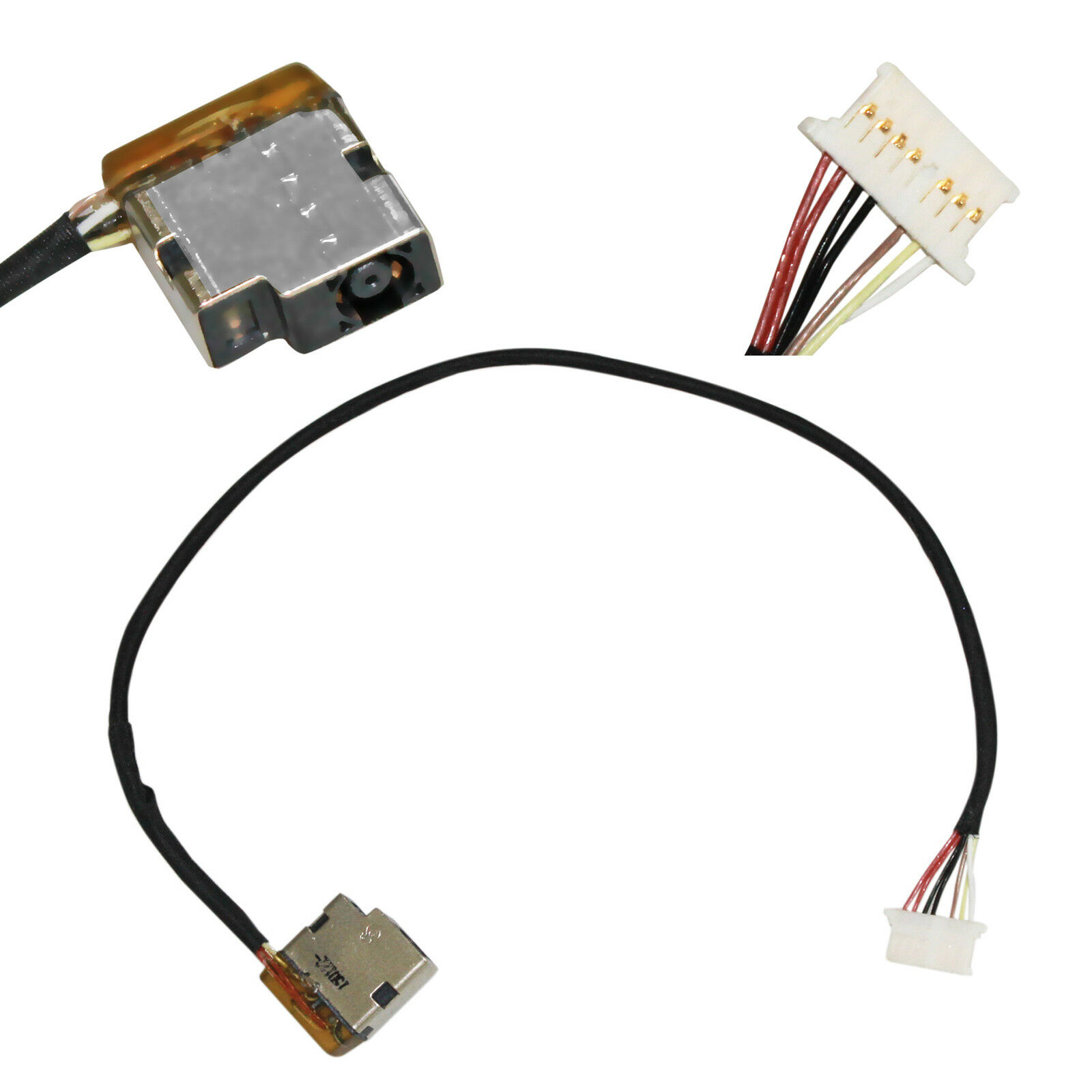 New AC DC Power Jack Plug Socket Cable Harness Replacement for HP Pavilion 17-x005ds 17-x006cy 17-x007cy