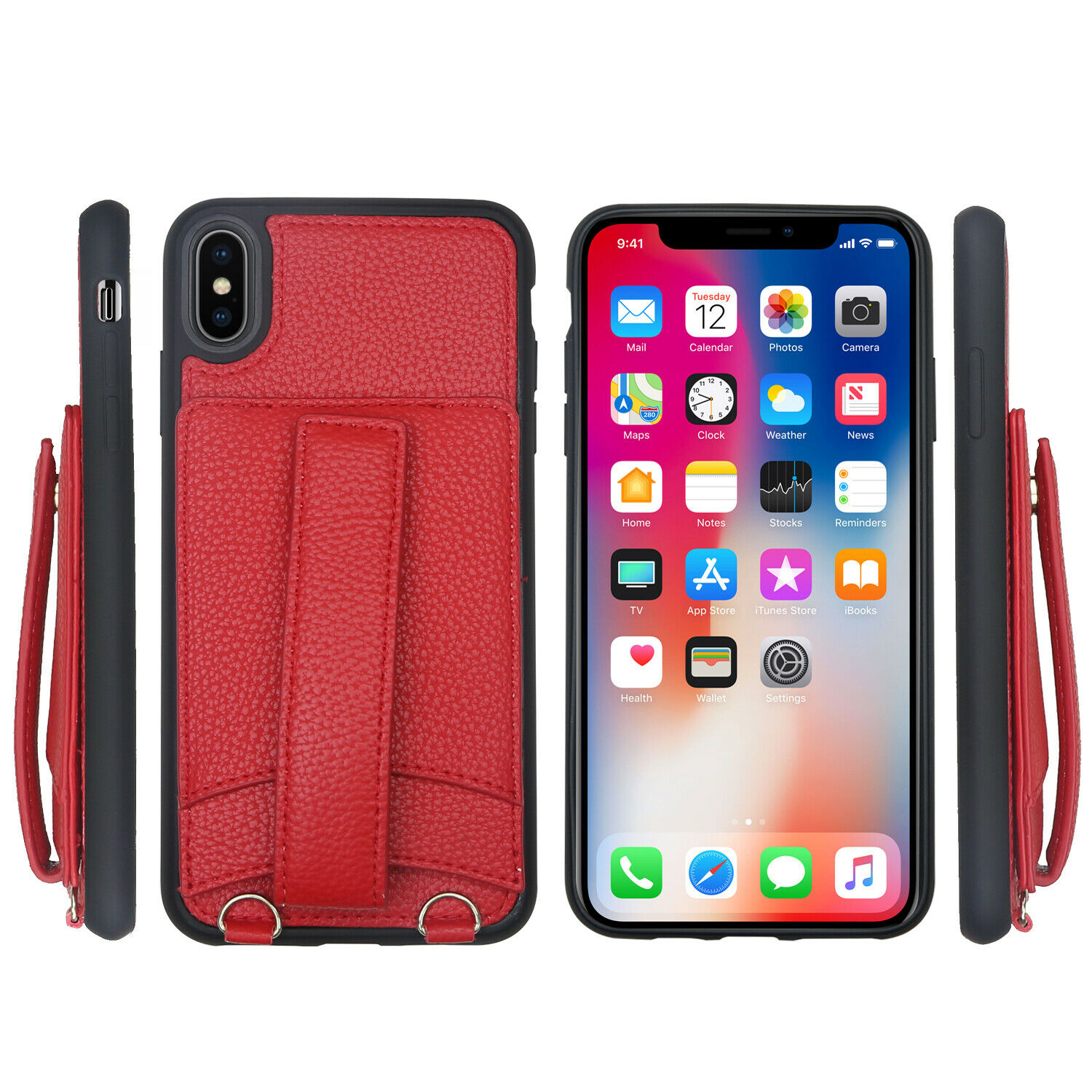 Leather Wallet Crossbody Case for iPhone 11/Pro/XS/Max/X/ SE 2nd Gen/8 7 6 Plus | eBay