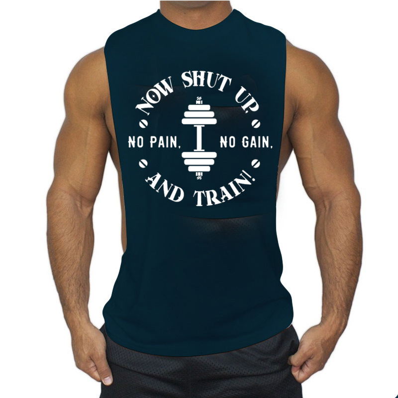 Gilet sportivo corsa fitness maglia senza maniche bodybuilding vendita calda - Foto 10 di 14