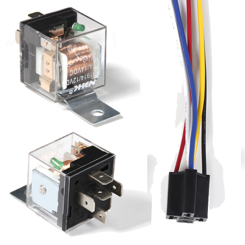 Pack Of 5 Auto Automotive Changeover Relay 40a 5pin 12v