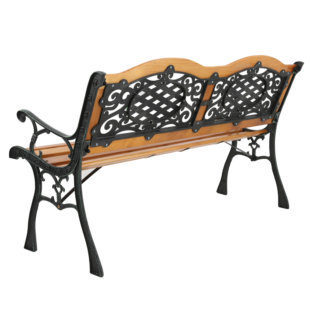 Patio Garden Bench Park Seat Furniture Porch Path Chair ...