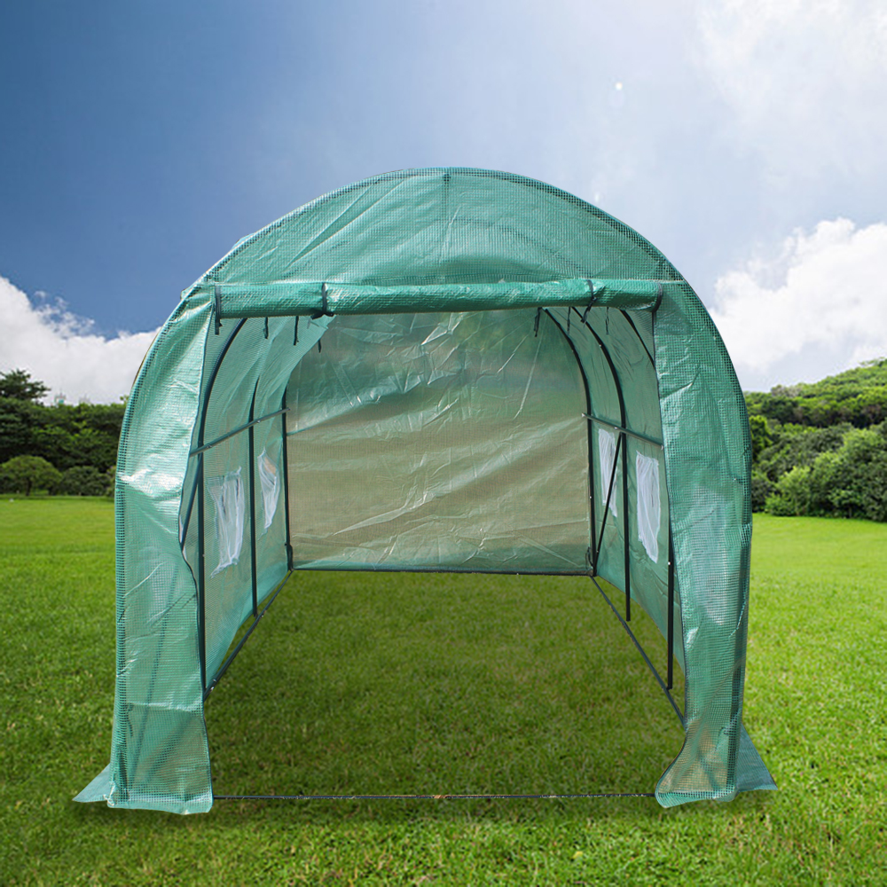 Portable Heavy Duty Greenhouse Tent Walk-In Green House Garden Plant ...