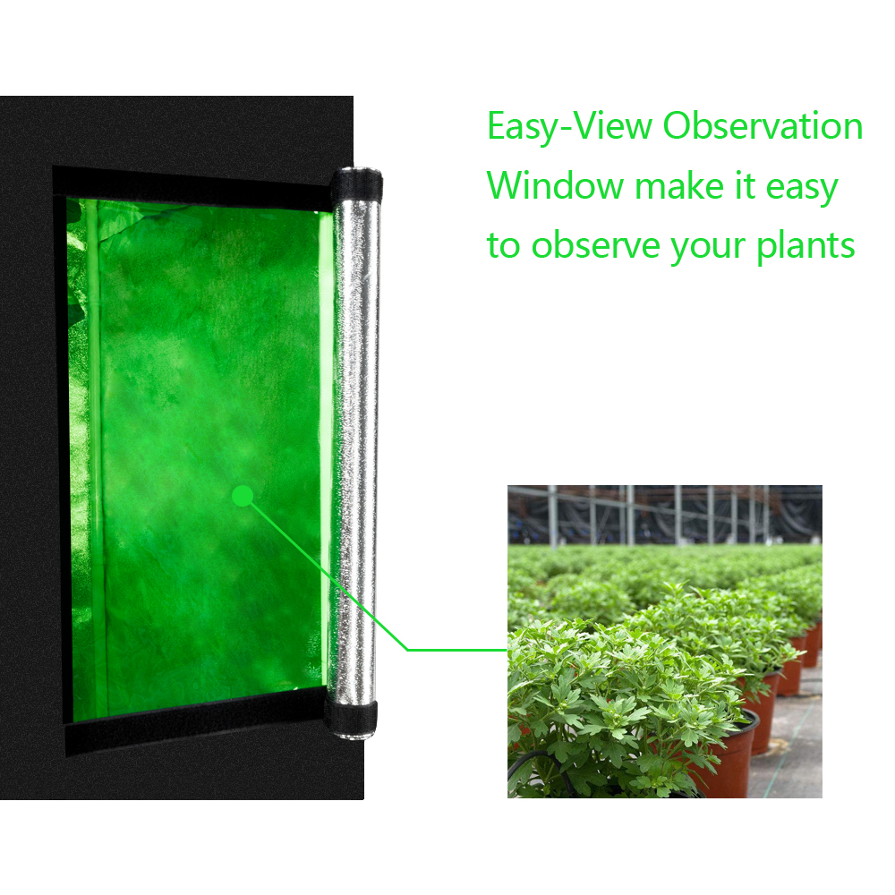 Details about   Hydroponics Grow Tents Indoor Grow Box Growing Room Plant Growing w/ Window 