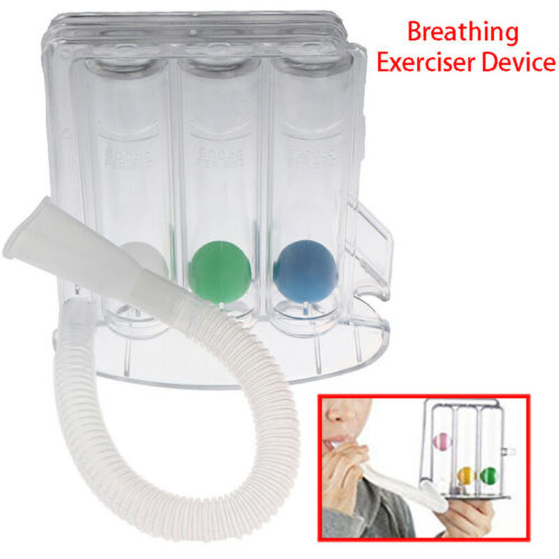 Breathing Trainer Three-ball Meter Spirometry Trainer Lung Function ...