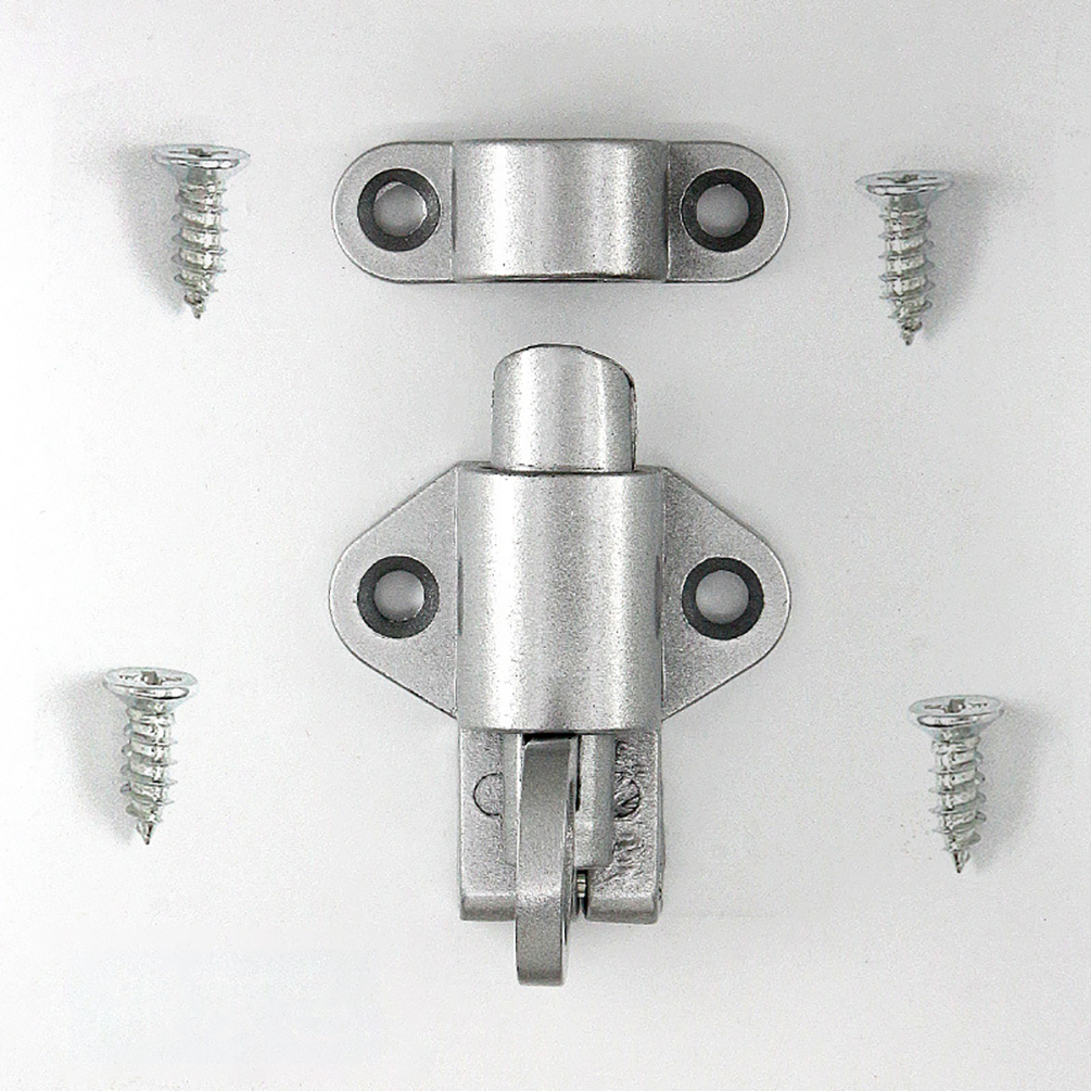MUMA Solid Aluminum Spring Bolt Catch Latch Door Lock For Lofts Sash Window Hatches Attics Color : White MUMA Solid Aluminum Spring Bolt Catch Latch Door Lock For Lofts Sash Window Hatches Attics Color : White