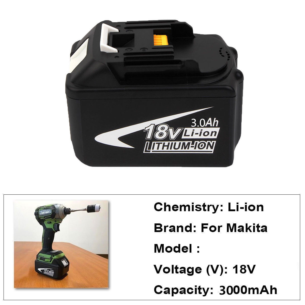 Аккумулятор makita 1830b