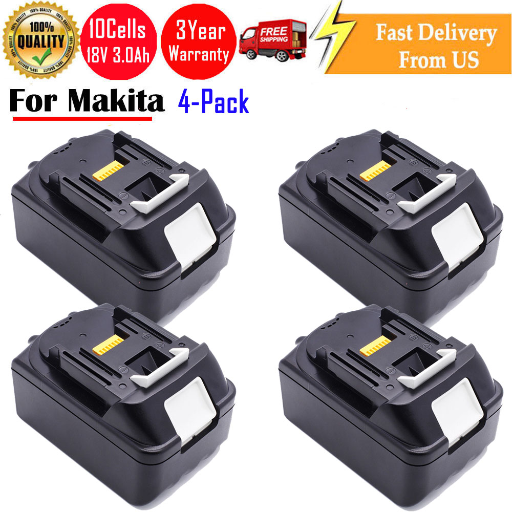 4x 18v Bl1830 2 For Makita 18 Volt Bl1830 Bl1850 1815 Lxt Battery 30ah Cordless Ebay 2631