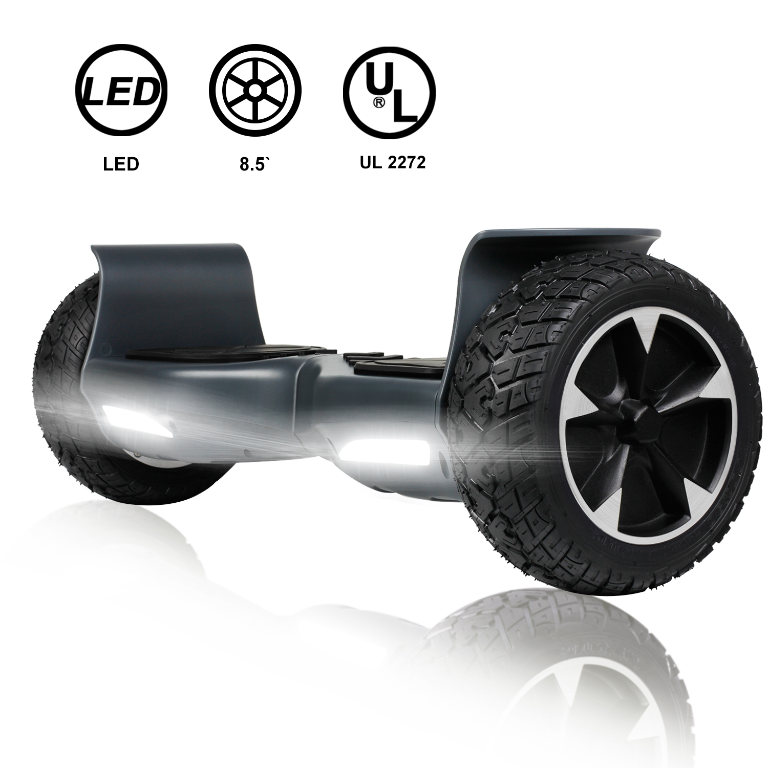 8.5/'/' Hummer Bluetooth Off Road Hoverboard Self Balancing Scooter UL2272 no bag