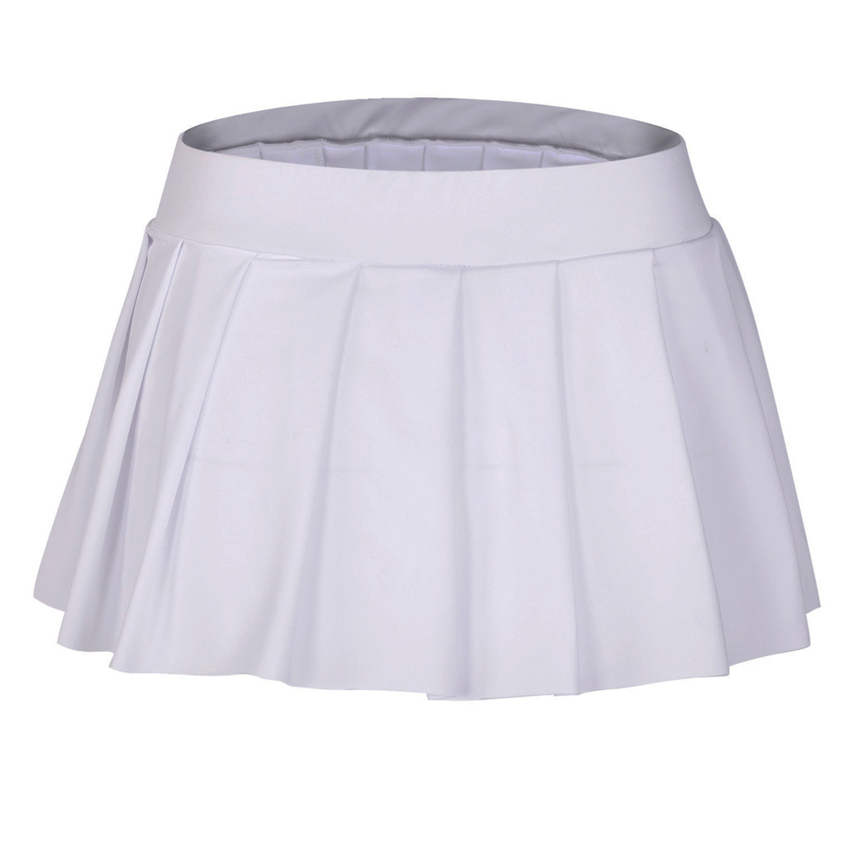 Womens Pleated Mini Skirt Schoolgirl Micro Kilt Skirt Cosplay Costume 