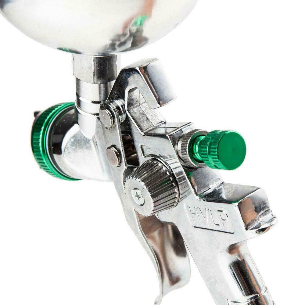 HVLP Spray Gun 2.5mm 600cc Auto Paint Gravity Feed Gauge Metal Primer Nozzle | eBay