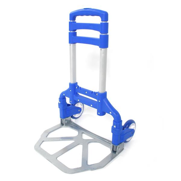 80lbs Cart Folding Dolly Collapsible Trolley Push Hand Truck Moving Warehouse 