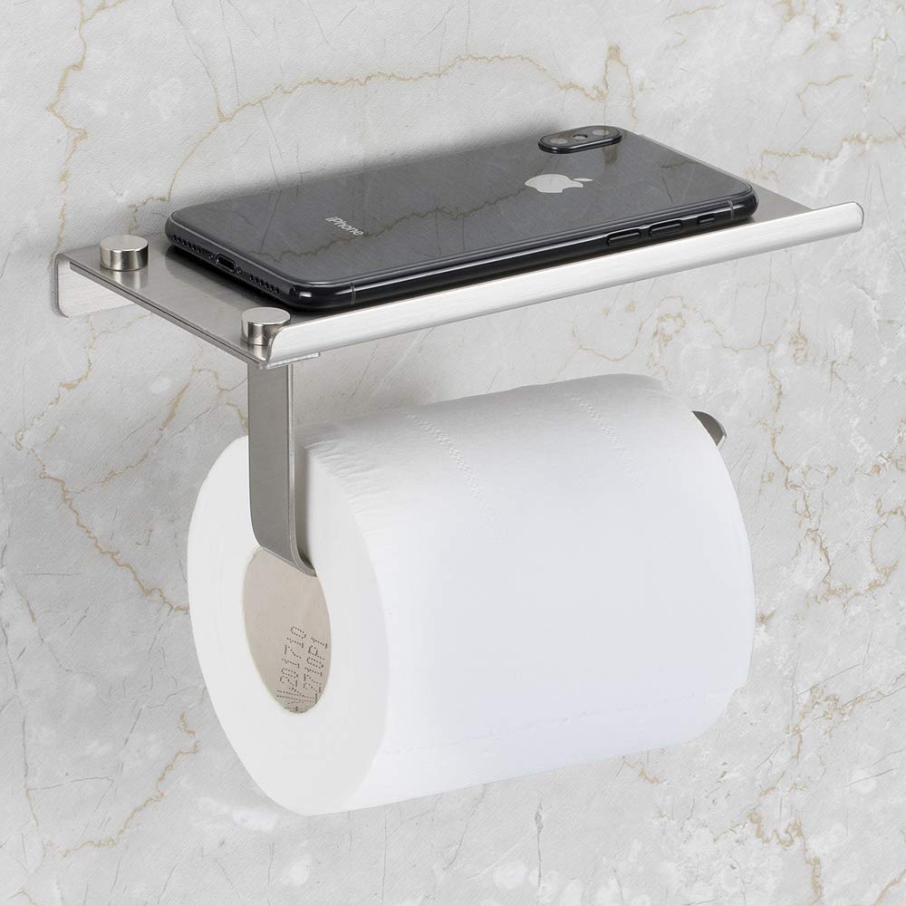 Details About Toilet Paper Holder With Mobile Phone Storage Shelf Holders Wall Mounted Rack Details About Toilet Paper Holder With Mobile Phone Storage Shelf Holders Wall Mounted Rack