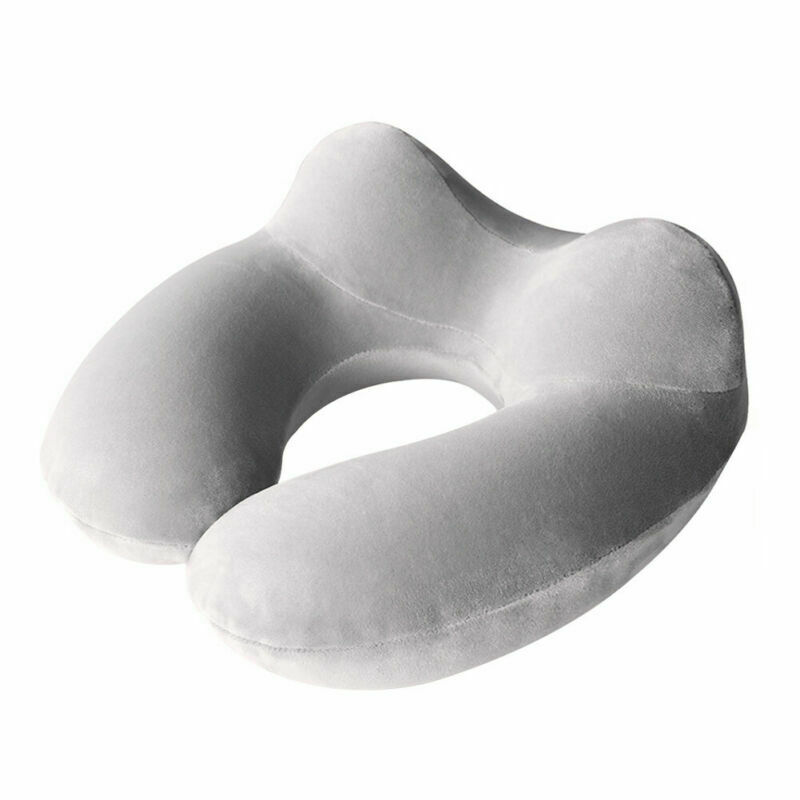 U Inflatable Air Travel Pillow Airplane Office Nap Rest ...