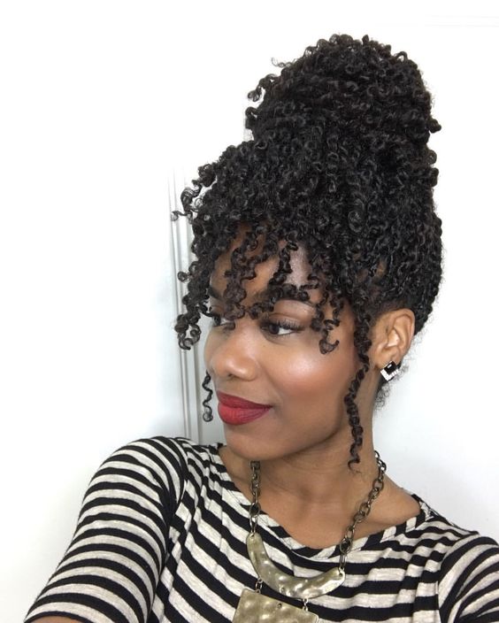 springy afro twist hair