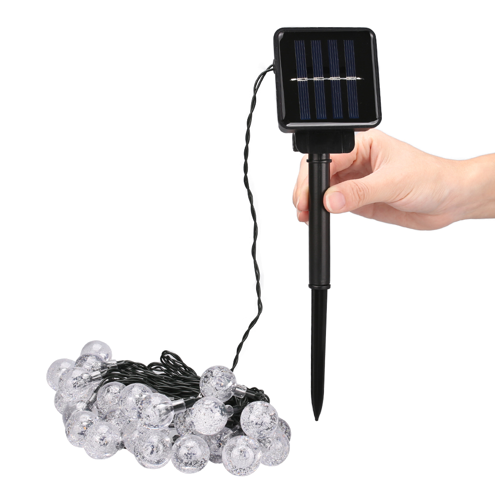 Solar Powered 100LED String Light Garden Path Yard Decor Lamp Outdoor