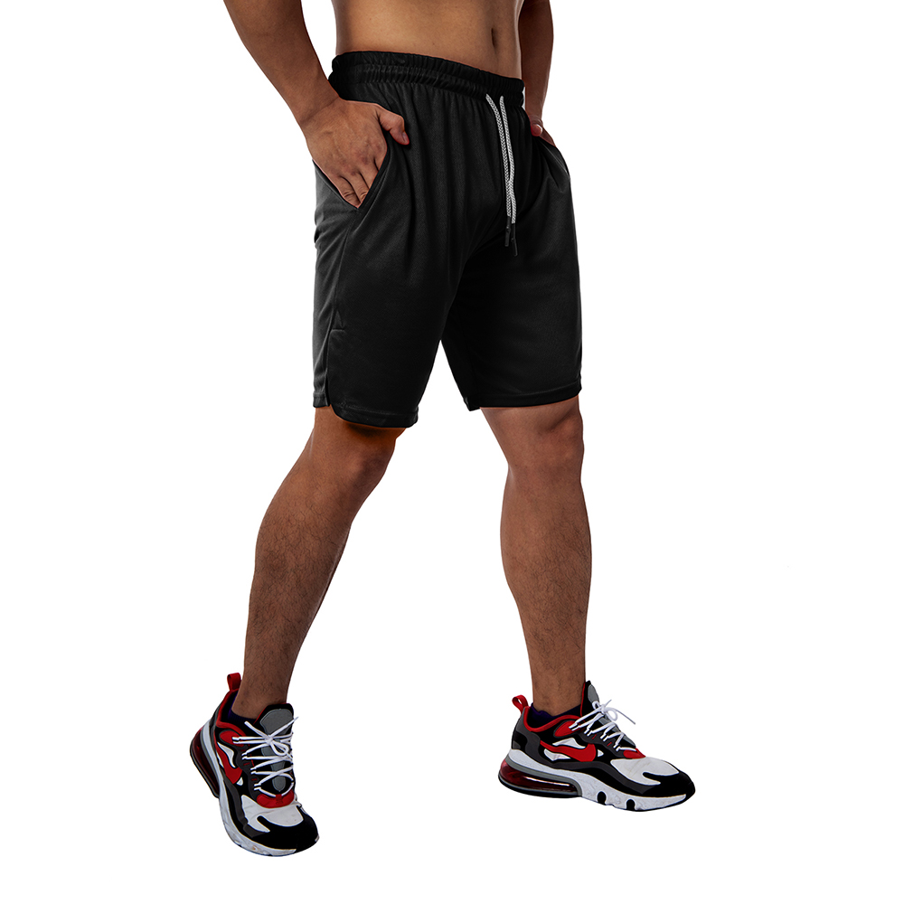 Men's 2 in 1 Training Athletic Liner Fitness shorts  GYM With Secure Phone Pocke 