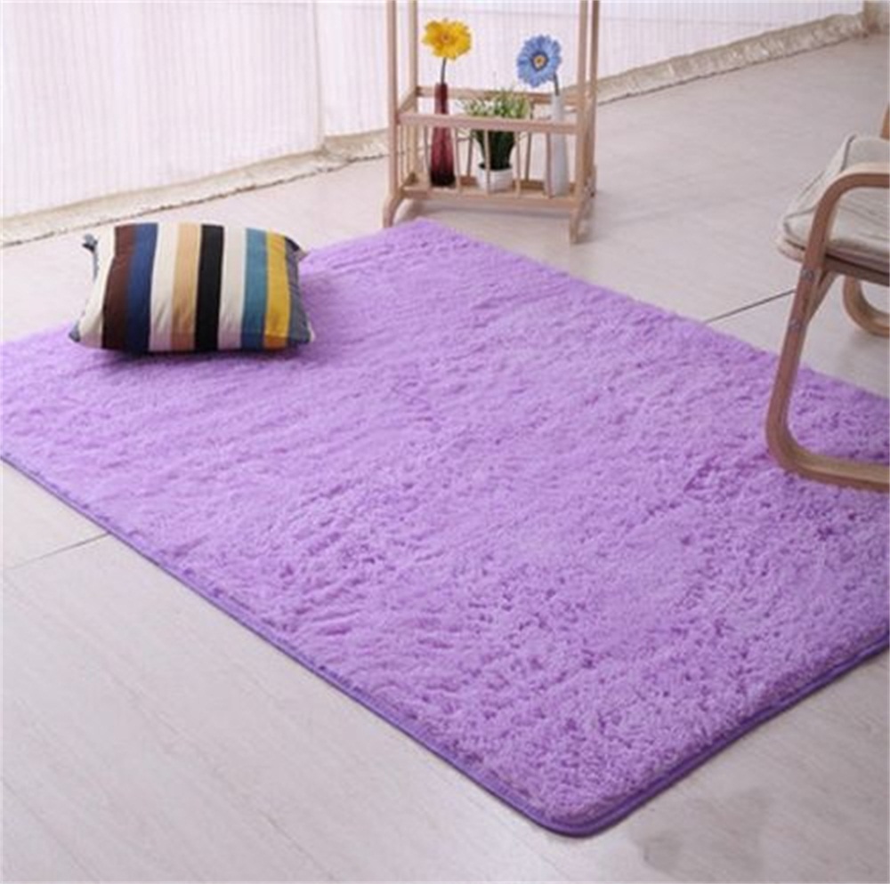 S X L Fluffy Rugs Anti-Slip SHAGGY RUG Soft Carpet Mat Living Room Floor Bedroom 