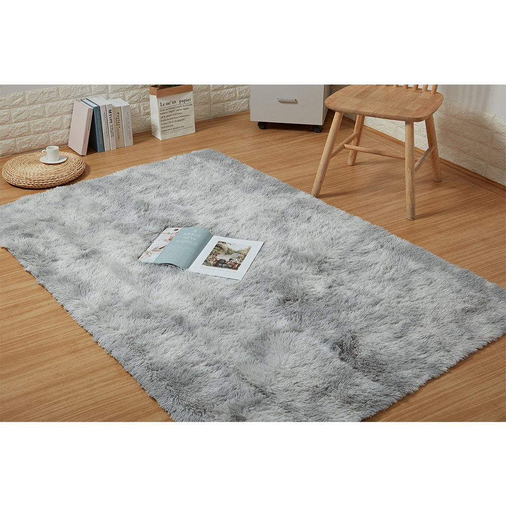 ZWPILY Shaggy Soft Area Rug Tie-Dyed Faux Fur Indoor Fluffy Non-Slip Rugs  Modern Home Decor for Bedroom,Kidsroom,Living Room Rugs 30mm Thick Pile