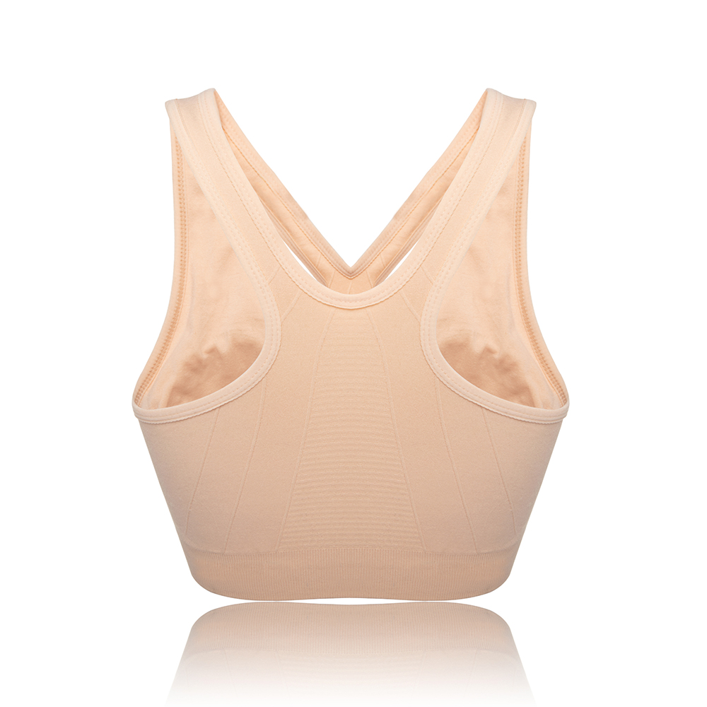Women Removable Pad Fitness Sports Bra Vest Front Zipper Cozy Tank Tops A B C D - Picture 30 of 33