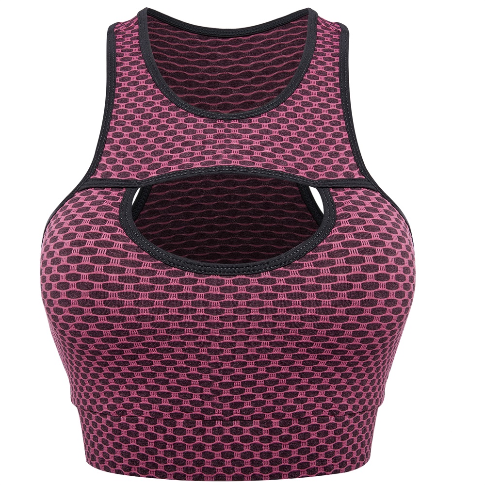 Women Fashion Bras Vest Seamless Wire-free Support Tank Sports Yoga Fitness Bra - Picture 18 of 18